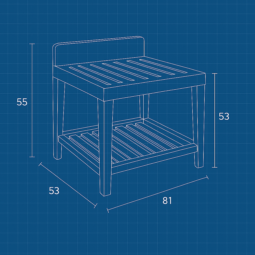 Custom Luggage Rack Design