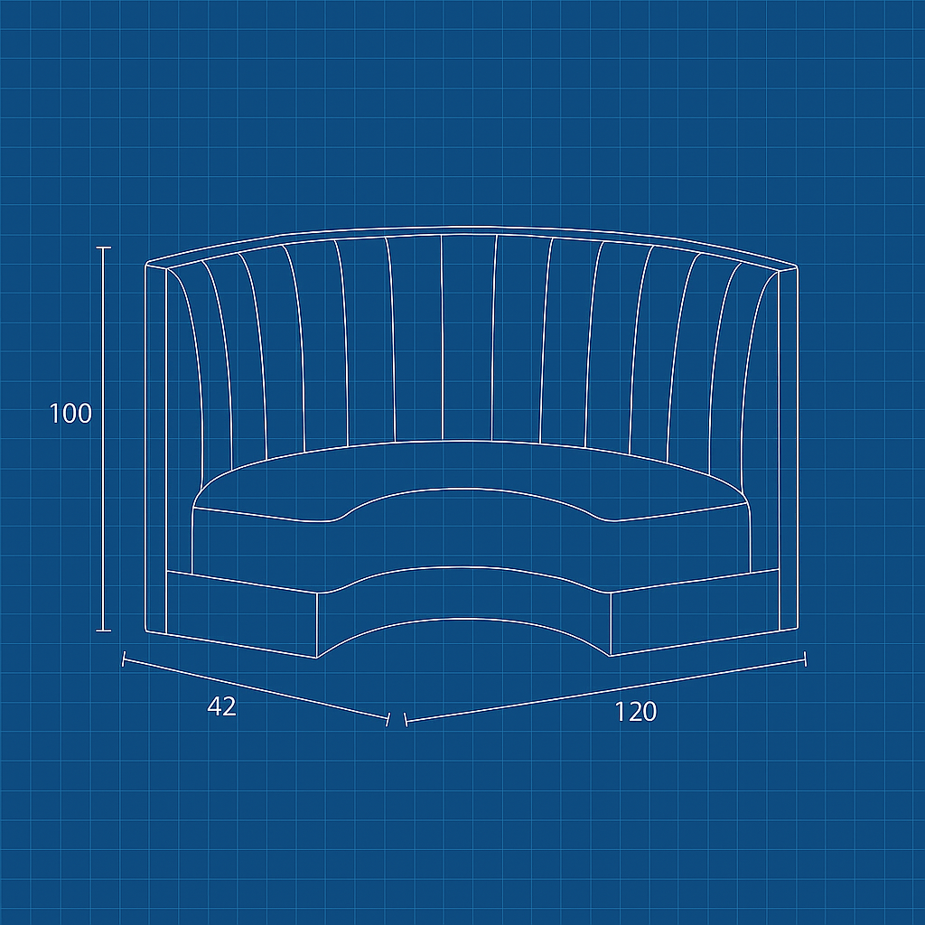 Custom Restaurant Sofa