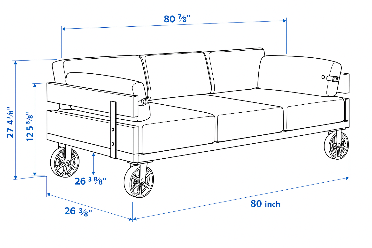 Custom Industrial Sofa