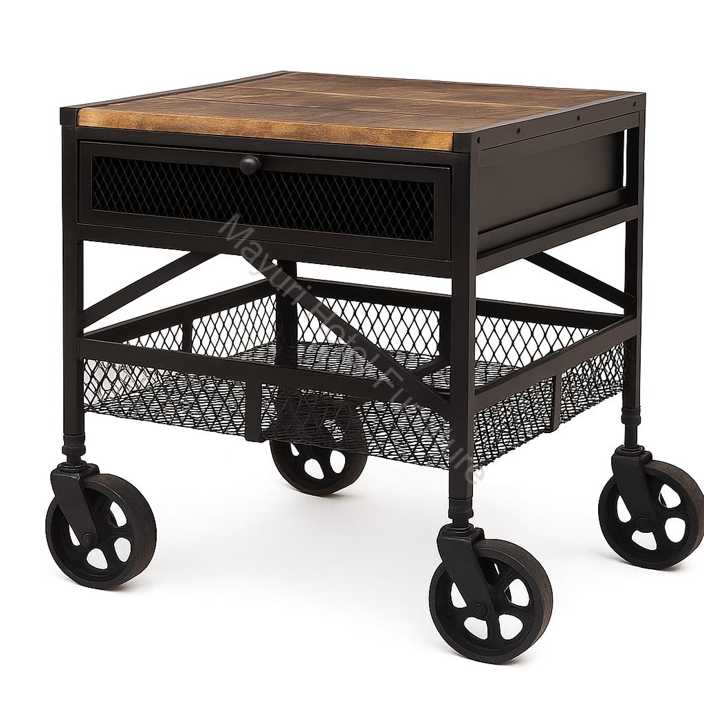 Industrial Side Table