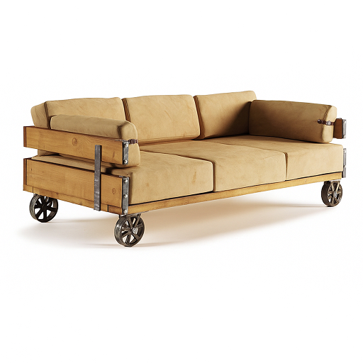 Image of Industrial Sofa IS-11